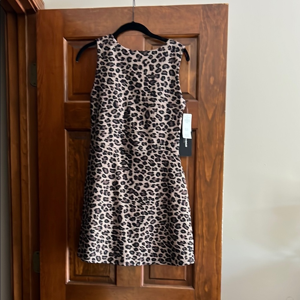 Abercrombie & Fitch Black and White A-Line Mini Dress
